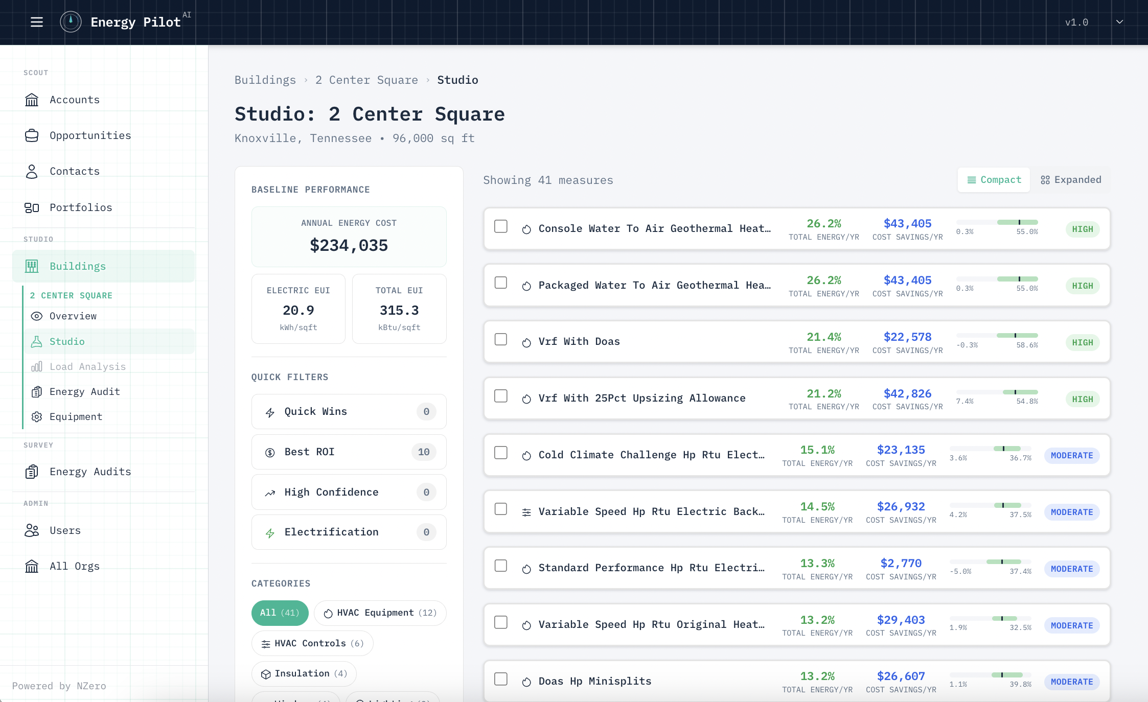 Energy Pilot AI — Studio